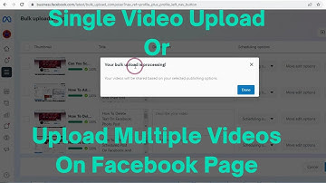 How To Upload A Video And Multiple Videos On Facebook Page From Meta Business Suite (2023)