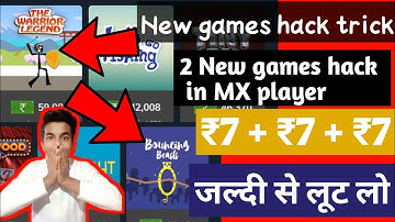 mx player New game hack | MX player bouncing beast and warrior legend game hacks |MX player ke hack