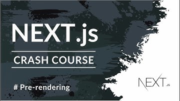 NEXT.js Crash Course | Pre-rendering #13