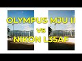 COMPARING Olympus MJU ii vs Nikon L35AF