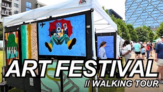 Walking the Old Fourth Ward Arts Festival | Atlanta 4K