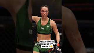 Alexa Grasso Knocks Out Viviane Araujo! 👊 #Shorts | UFC 4 Simulation Profile