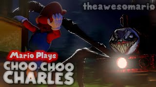 Mario Plays: CHOO CHOO CHARLES screenshot 4