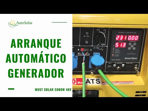 Video: Generador Con Arranque Automático: 10 KW, 5 KW Y 6 KW, Inversor Y Otros. ¿Cómo Funcionan Durante Un Apagón?