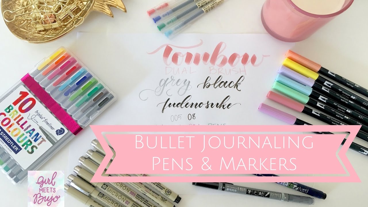 Bullet Journal Pens - Which are the Best Pens for a Bullet Journal?