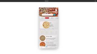Domino’s Pizza App Redesign screenshot 2