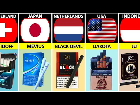 Cigarette Brands From Different Countries