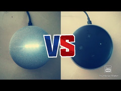 Amazon echo dot vs google home mini - YouTube