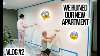 We Ruined Our New Apartment? Target Adventures Vlog Kevin & Thomas