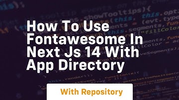 How to use fontawesome in next js 14 with app directory