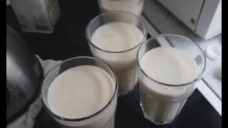Banana Smoothie with Oat milk and Peanut Butter