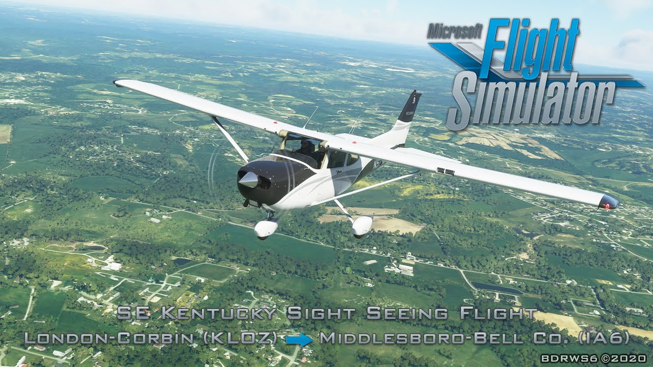 Microsoft Flight Simulator 2020 SE Kentucky Sight Seeing Cessna 172