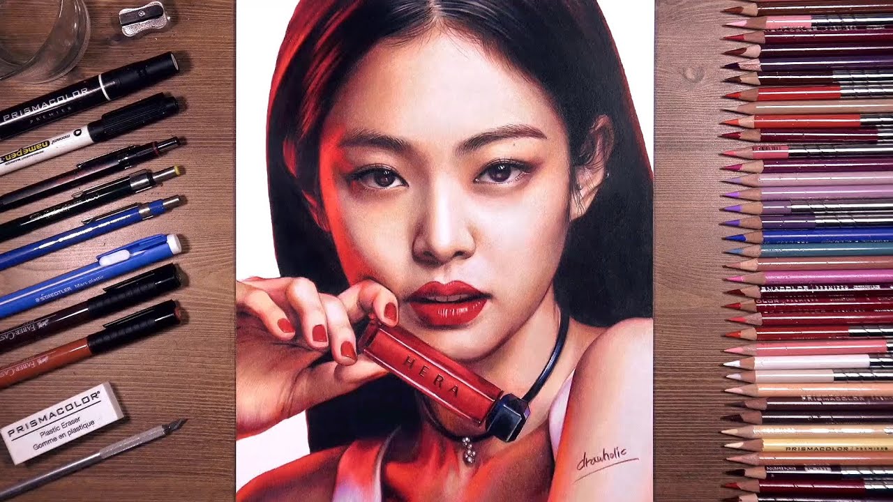 Drawing BLACKPINK: Jennie | drawholic - YouTube