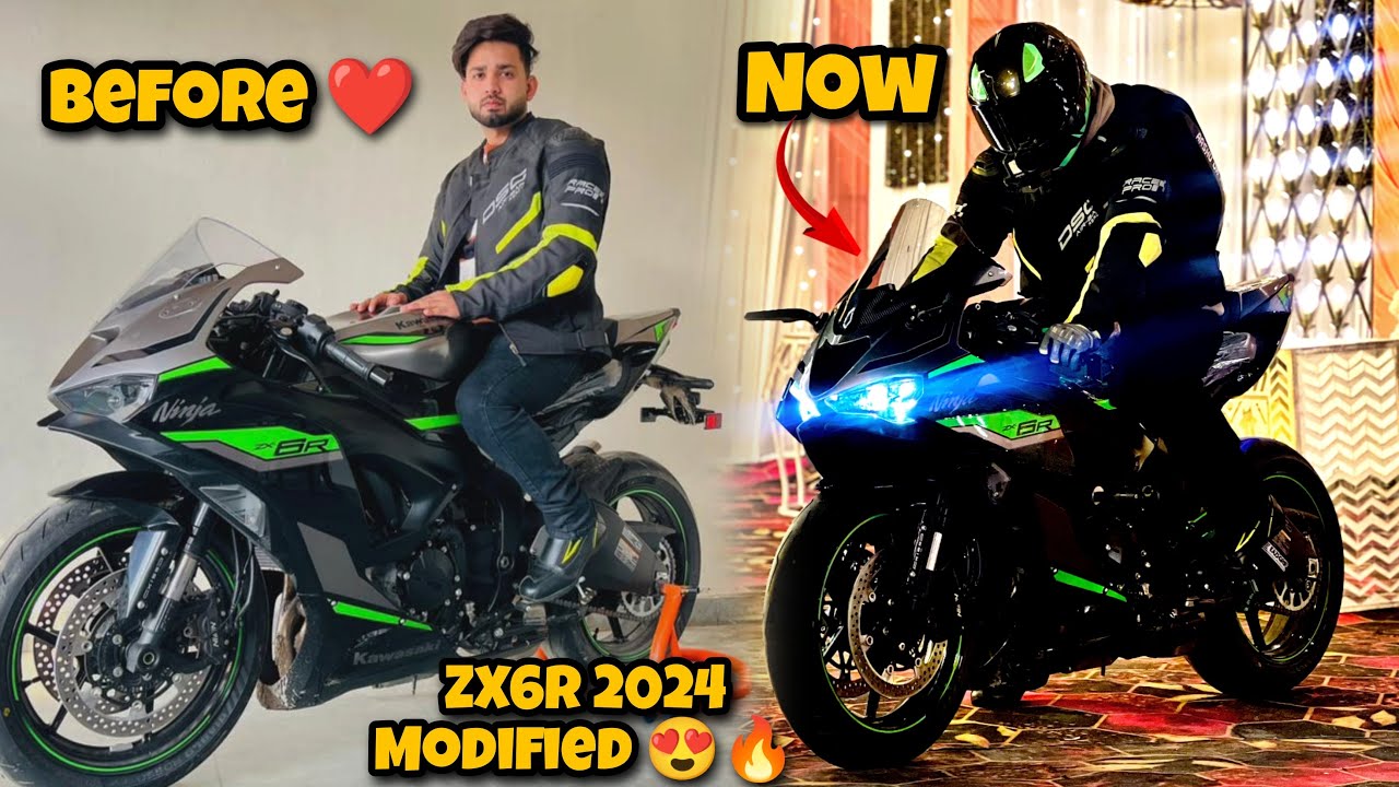 Finally Kawasaki ZX6R 2024 Ki Modification Start Hogyi Only One In