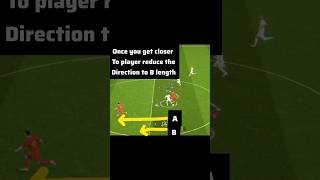 Understand WHY you need to move back (medium movement input range) - efootball 2024 defending tips