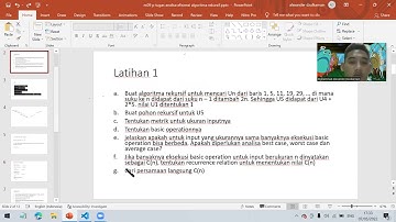 Desain dan Analisis Algoritma (Tugas Analisa Algoritma Rekursif)