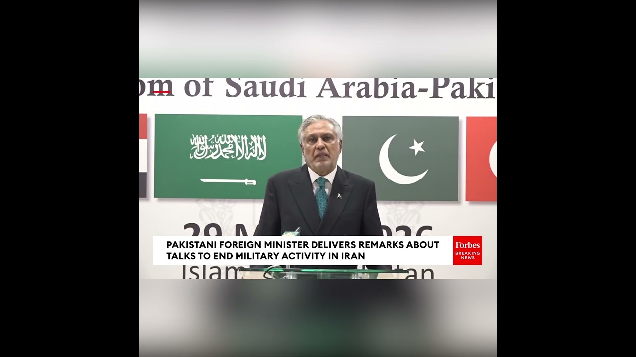 Pakistani Foreign Minister: Pakistan Is Prepared To 'Host And Facilitate' U.S.-Iran Talks To End War