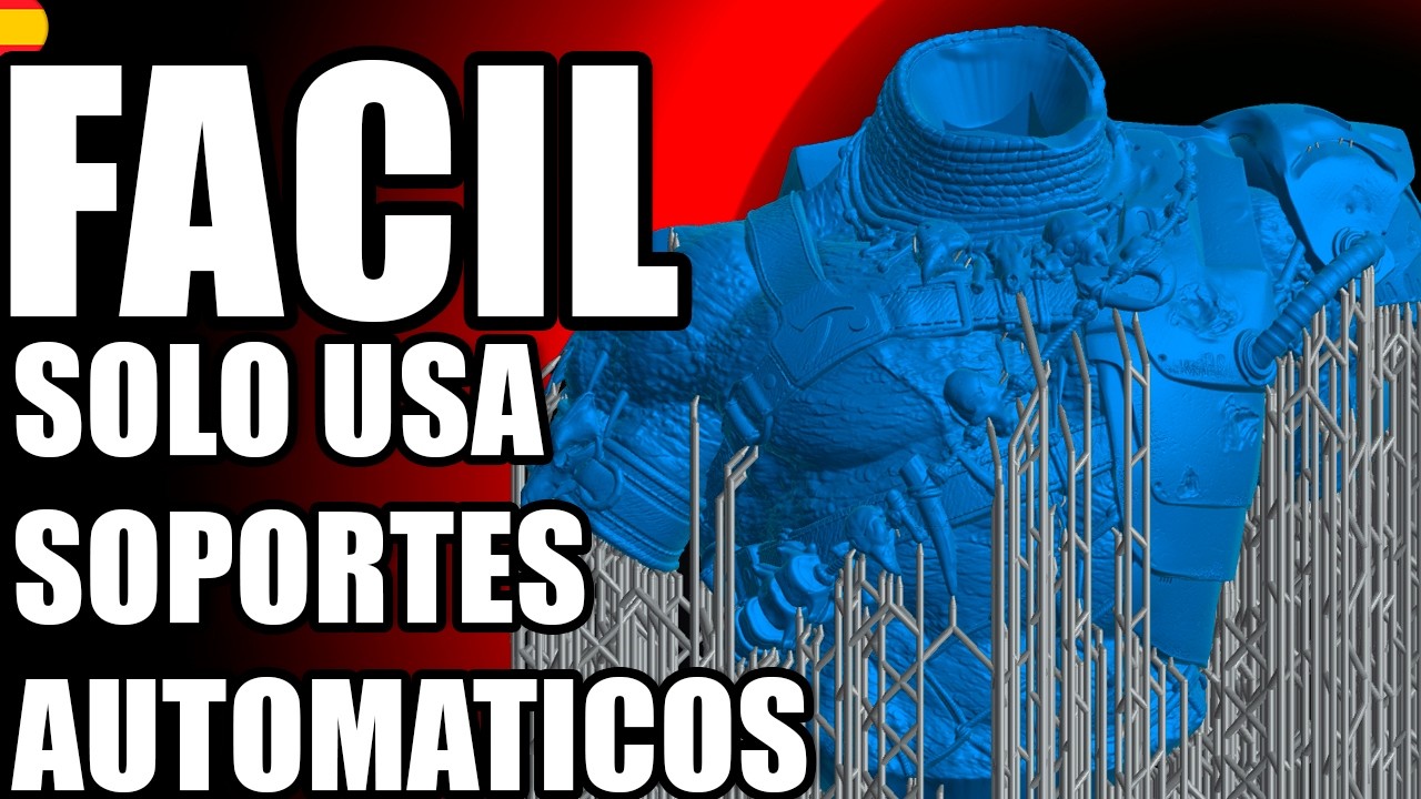 Soportes para impresión 3D con resina - TUTORIAL FÁCIL en ESPAÑOL