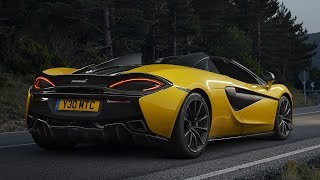 2017 mclaren 570s spider - drive, interior and exterior. color:
sicilian yellow. new is third bodystyle in mclaren’s sports series,
alongside c...