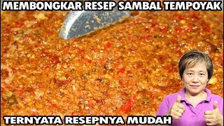 MEMBONGKAR RAHASIA SAMBAL TEMPOYAK TERNYATA MUDAH!!!