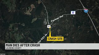 Man dead following Laurens Co. crash