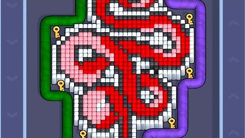 Pixel flow level 102 Walkthrough Solution 