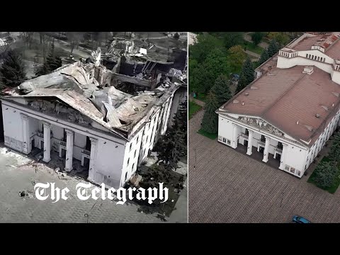 Mariupol before and after the war: the destruction left after the Russian invasion