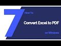 How to Convert Excel to PDF on Windows | PDFelement 7