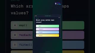 JS Interview Question: Which array method maps values?