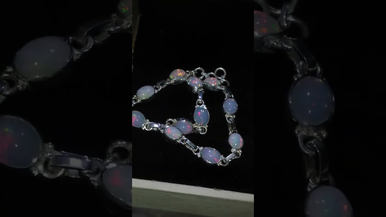 925 sterling silver opal bracelet welo opal bracelet 