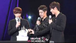 [110607] Kim Hyun Joong - Birthday Party 2 @ Showcase by hsscandal