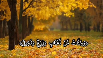 من سورة الرعد (وفي الأرض قطع متجاورات) |سورة الرعد| ناصر القطامي ـ صوت هادئ وجميل