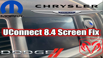 How to Fix Delaminating Dodge Chrysler Ram 8.4 UConnect TouchScreen