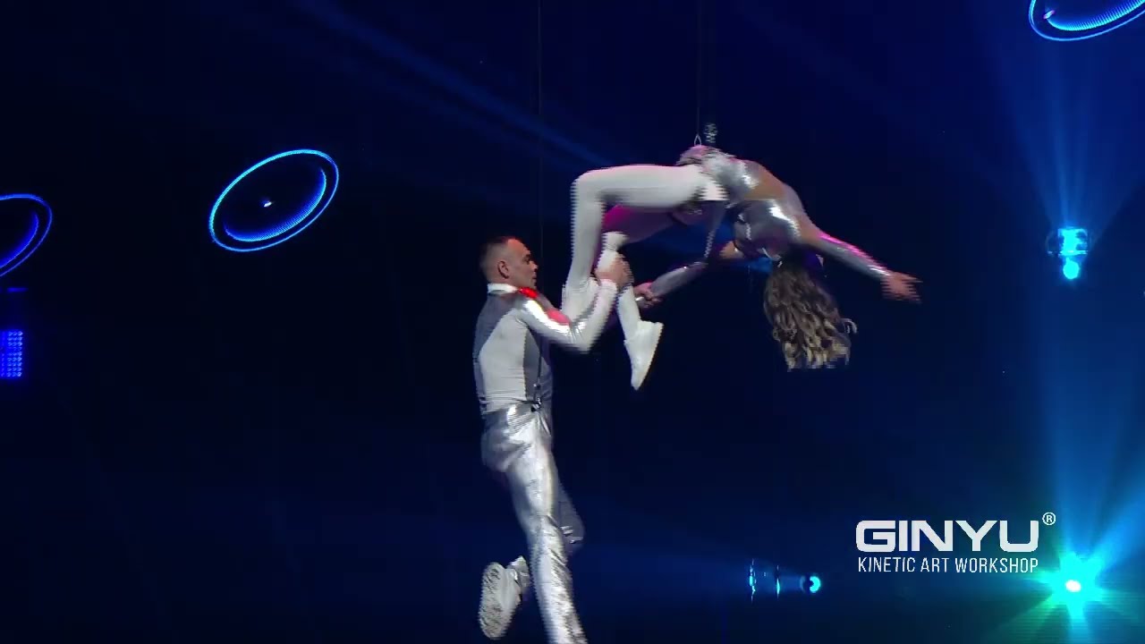 DMX-512 System Kinetic Ring light Sparkle 2024 Russia “ world is changing" Celebrations