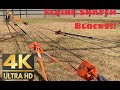 5 pulling stumps with snatch block pulleys and 211 mechanical advantage 4k 60fps