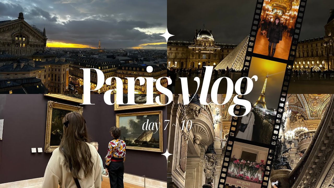 【#3 パリVlog🇫🇷】10日間のパリ旅🕊️｜蚤の市・ルーヴル・エッフェル塔｜いくら使った？総額公開💸