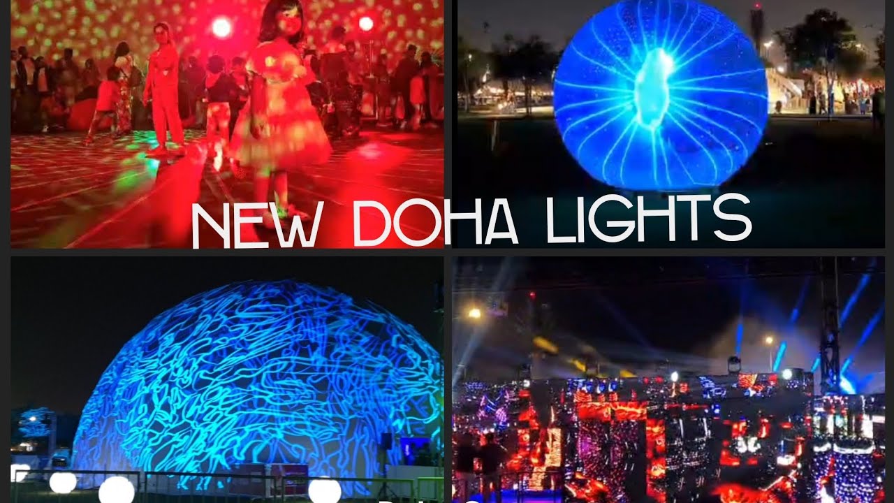 New Doha Festive Light Show / Doha Lights December 2023 