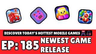 Episode 185 : Hop N Loop!, Pixel Shoot: Color Cannon!, Cube Loop Sort!, Blob Jam 3D!
