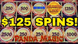 OMG! $125 spins! 2nd spin bonus plus lots lots more! Panda Magic 😎