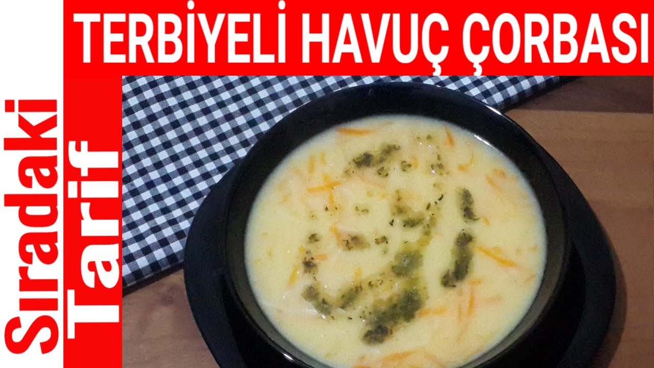 TERBİYELİ HAVUÇ ÇORBASI – SIRADAKİ TARİF – ÇORBA TARİFLERİ – YEMEK TARİFLERİ