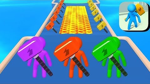 Giant Hammer Gameplay Walkthrough All Levels #4,5 (Android, iOS)