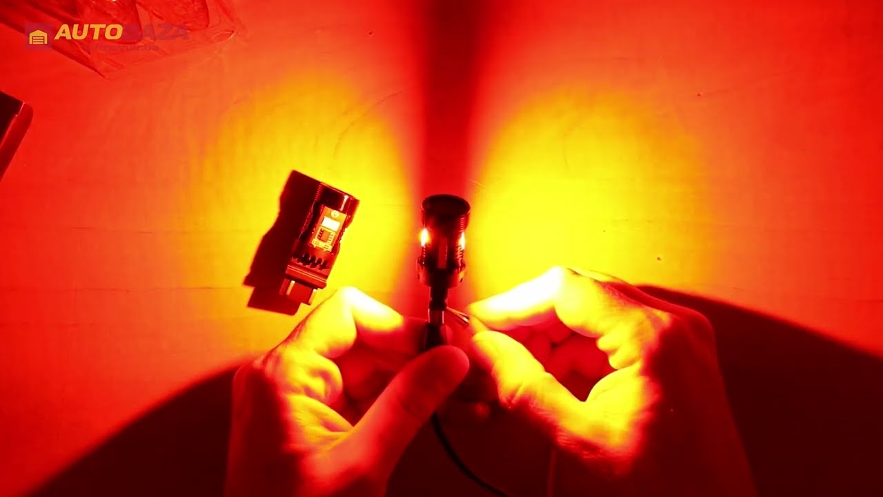 LED лампа InfoLight P27/7W (3157) Canbus Red