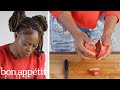 50 People Try to Deseed a Pomegranate | Basic Skills Challenge | Bon Appétit