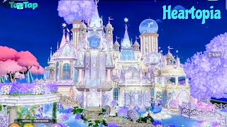 I Built a Magical Crystal Castle in Heartopia! 🏰✨ (Full Step-by-Step Tutorial) #heartopia 