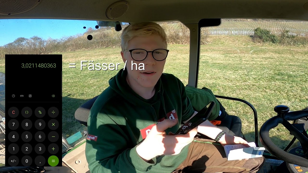 Gülle ausbringmenge Berechnen - Lehrvideo