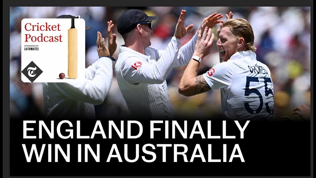England finally win in Australia! ｜ The Telegraph Cricket Podcast