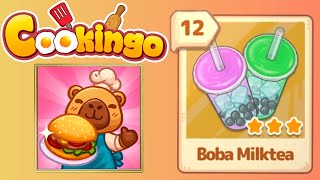Cookingo Perfect Meal Level 12 Solution Walkthrough Boba Milktea