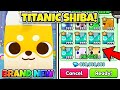 Trading new titanic shiba for this insane offer in pet simulator 99