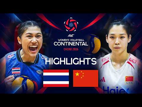 Thailand 🇹🇠vs. China 🇨🇳 - Gold Match | AVC Women's Continental Championship 2026 - Final Highlights