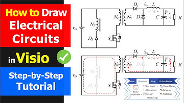 How to Draw Electrical Circuits in Visio : Step-by-Step